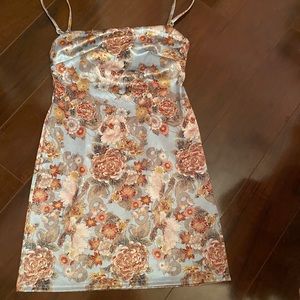 COPY - floral print mini dress